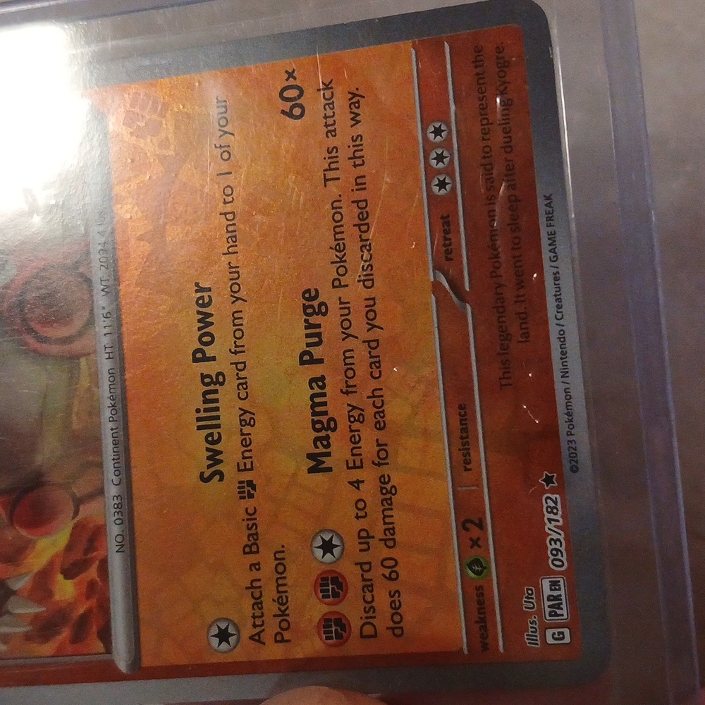 Pokemon Groudon Reverse Holo Trading Card - Picture 3 of 5